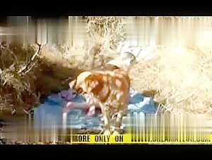 Take the Thrill to a Whole New Level: Watch as Slutty Wife Fucks Her Dog Outdoors!